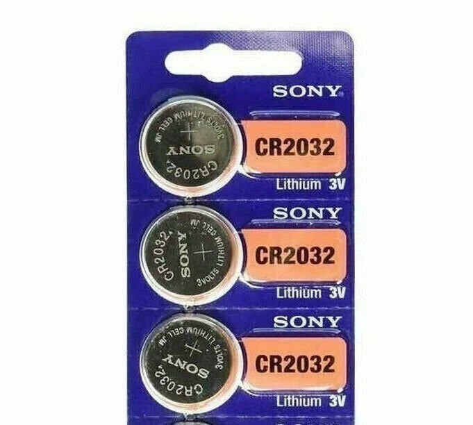 3 SONY CR2032 DL2032 CMOS Lithium 3V Watch Battery Exp 2026 Ships FREE from USA!