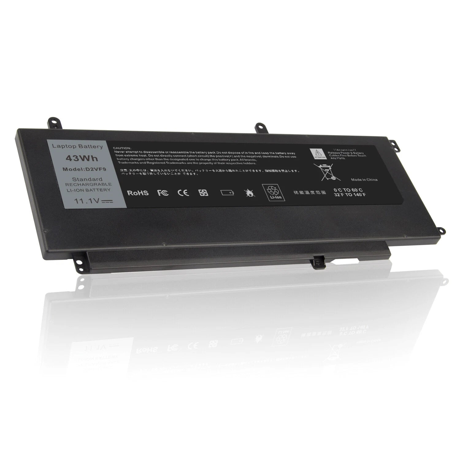 D2VF9 Battery For Dell Inspiron 15 7000 Series 7547 7548 0PXR51 PXR51 0YGR2V F