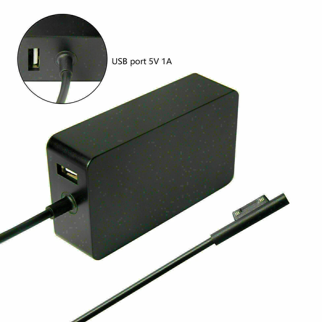 New For Surface Pro 4 3 USB C Charging Cable Power AC Adapter Charger 12V 2.58A