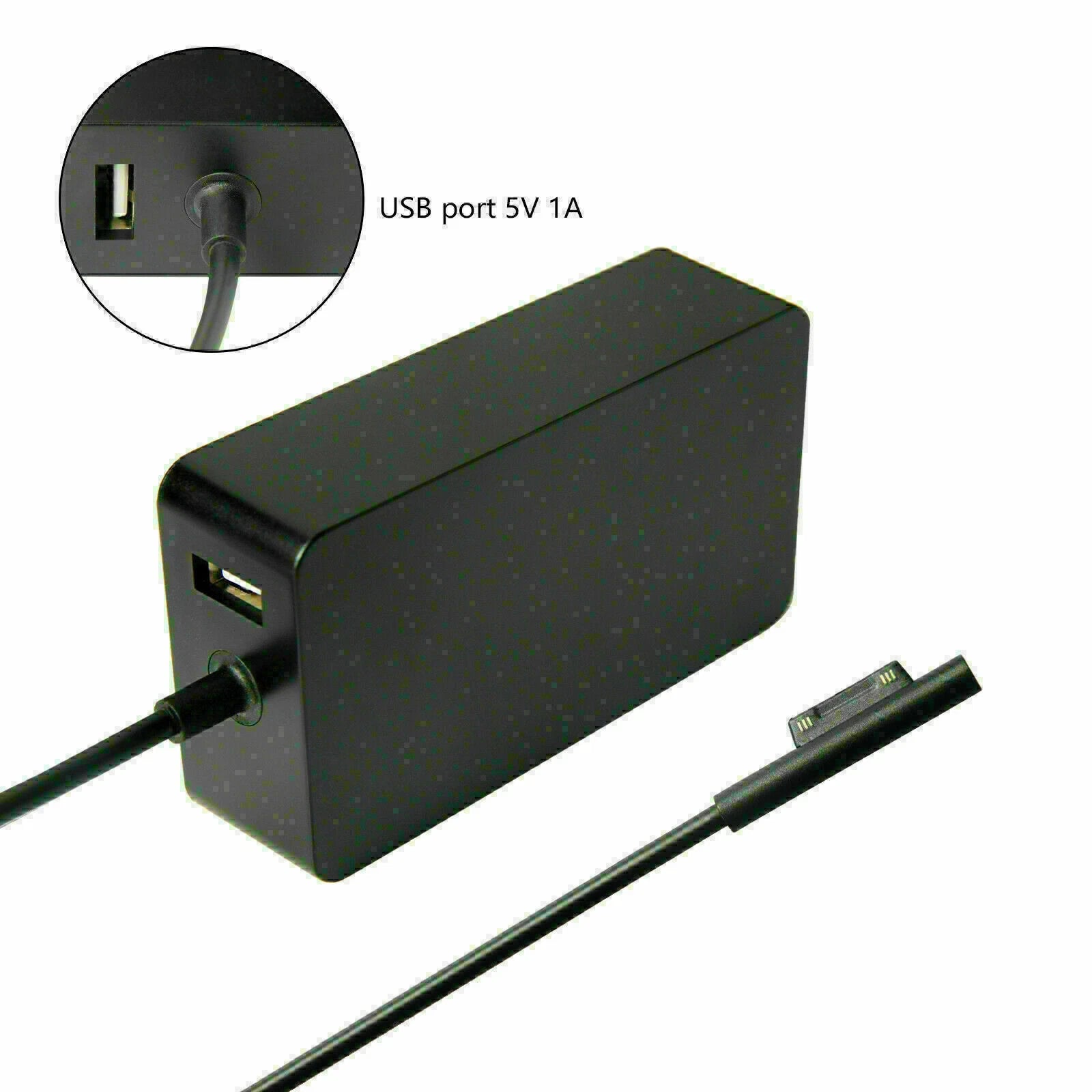 New For Surface Pro 4 3 USB C Charging Cable Power AC Adapter Charger 12V 2.58A