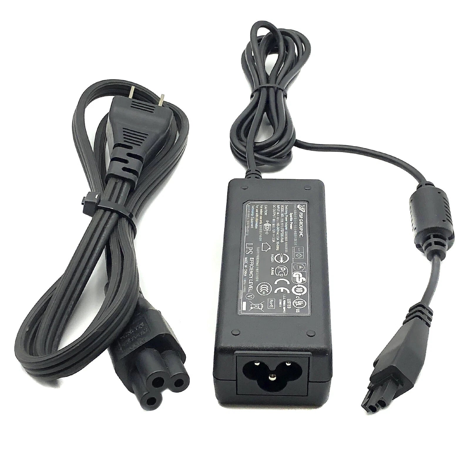 NEW Genuine FSP Power Adapter 12V for Fortinet FWF-90D FWF-60E Router 2-Pin