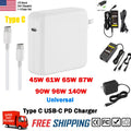 45-140W Type-C USB-C Laptop Adapter Charger For Lenovo/Asus/HP/Acer/MacBook pro