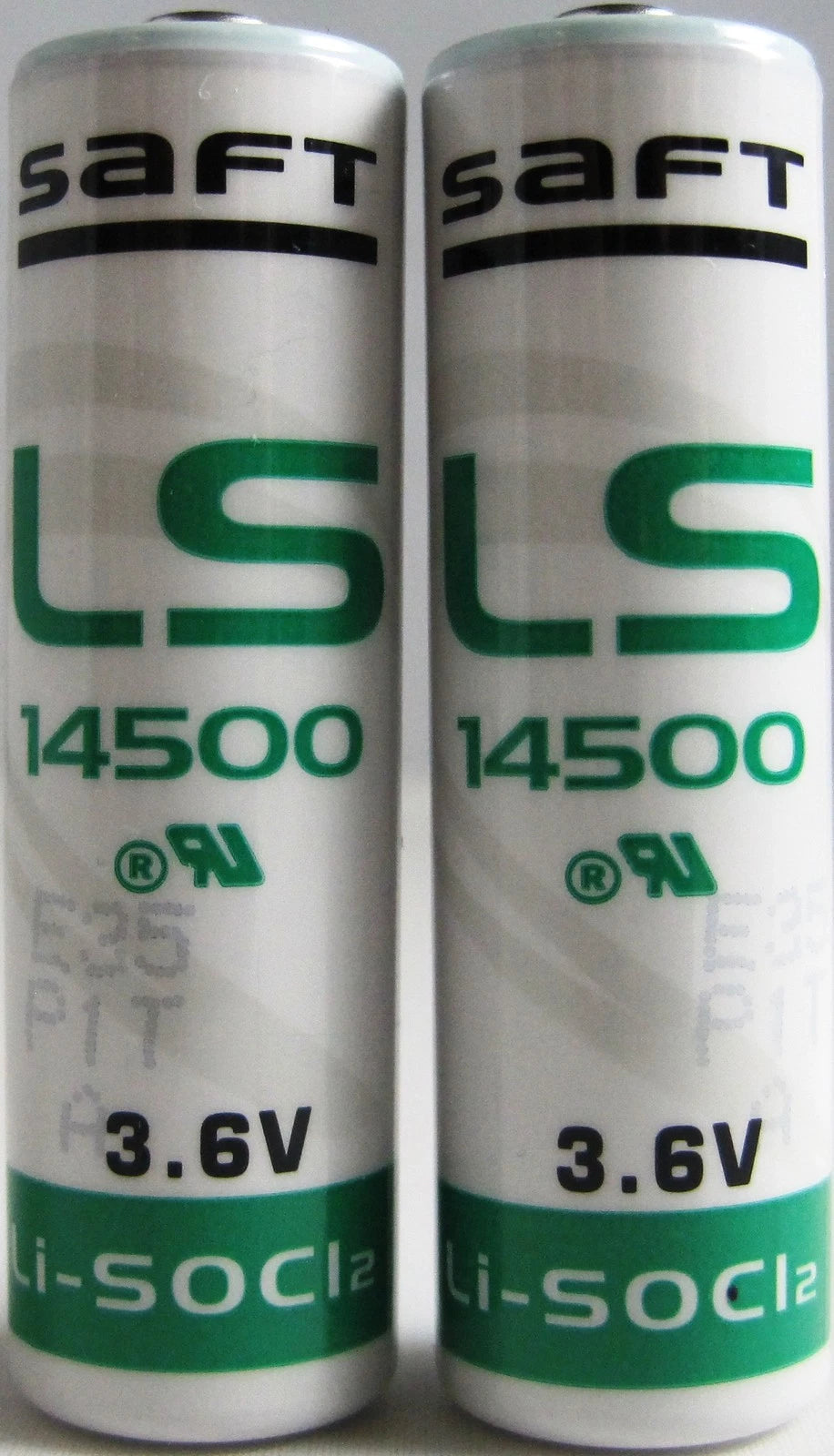 2 Saft LS 14500 LS14500 AA 3.6V Lithium Battery