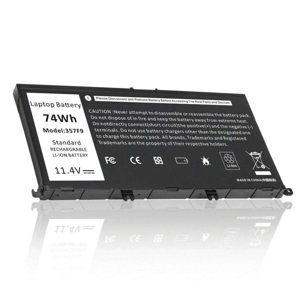11.4V-74Wh Laptop Battery For Dell Inspiron 15 7559 7567 Type 357F9 71JF4 US