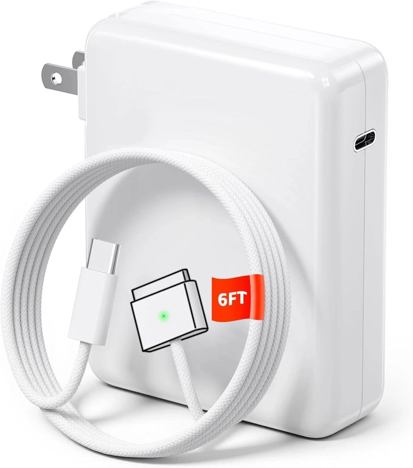 M1/M2/M3 MacBook Charger Power Adapter for Mac Book Air/Pro with 6FT USB C Cable