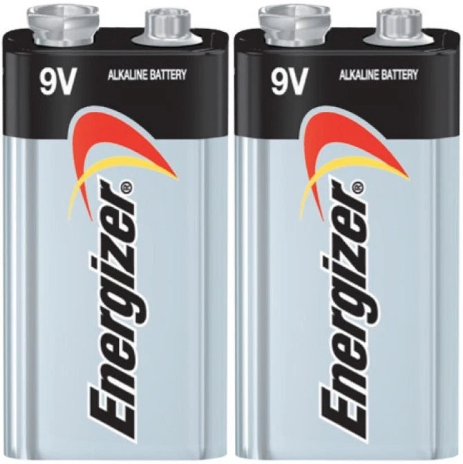 2 Energizer Max 9V 9 Volt E522 Alkaline Battery Bulk