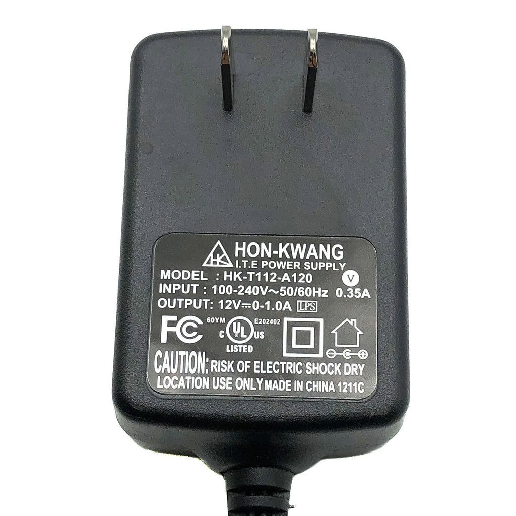 NEW Genuine Hon-Kwang 12V 1A HK-T112-A120 Wall Adapter 2103-30110138R