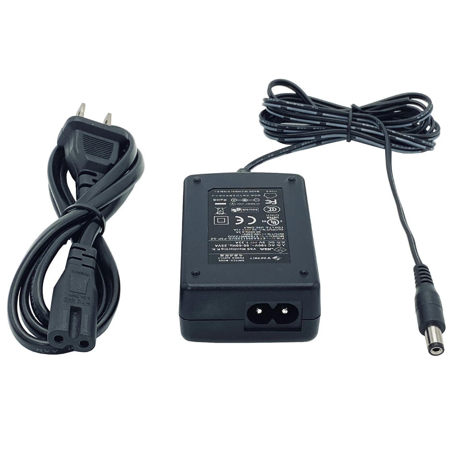 NEW Original V-INFINITY Switching Power Supply ETSA090133UD Adapter 9V 1.33A 12W
