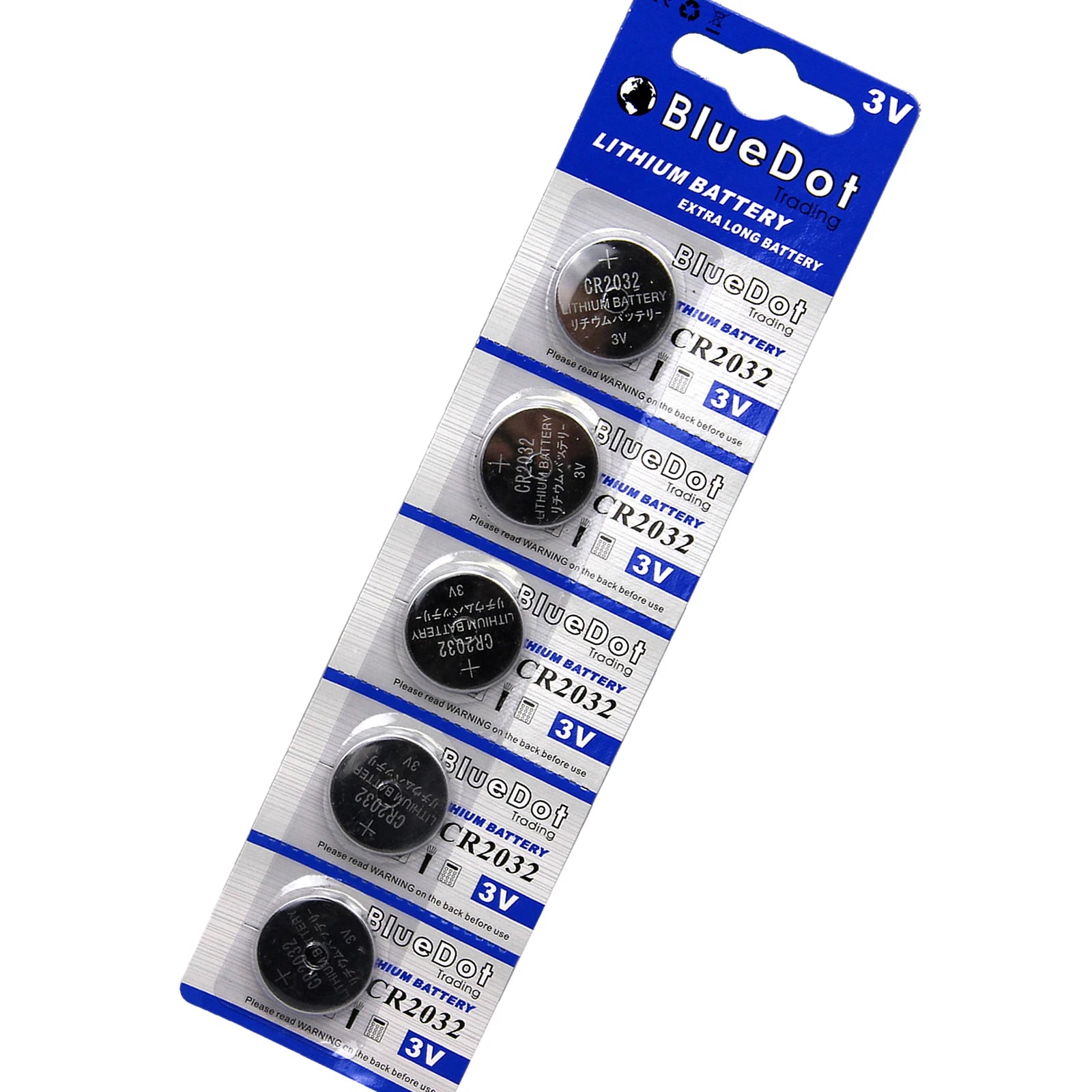 5X CR2032 DL2032 ECR2032 5004LC 3 Volt Button Cell Battery button batteries