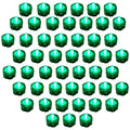 50 Pack Green Submersible Waterproof Underwater Battery LED Tea Light Wedding