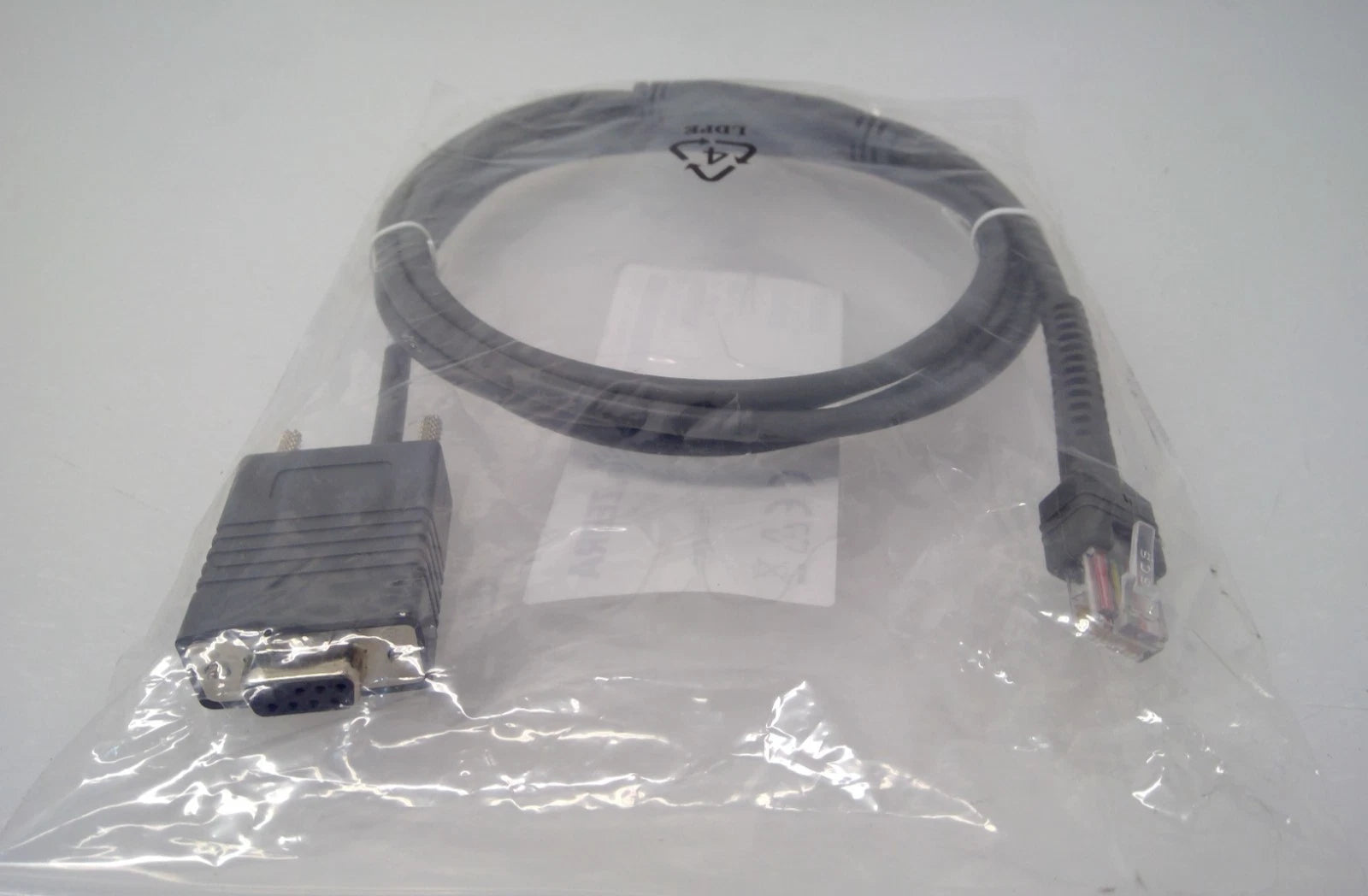 Zebra CBA-R32-S07PAR RS232 Serial Cable DB9 Female 7ft Straight True Converter