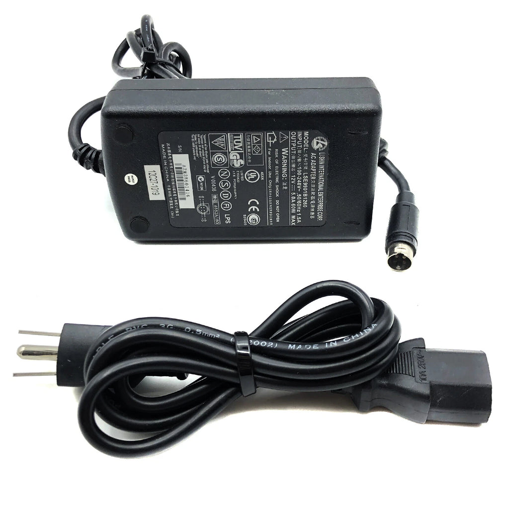 Original 4 Pin 12V Li Shin 0452B1280 AC Adapter Power Supply Charger LCD TV