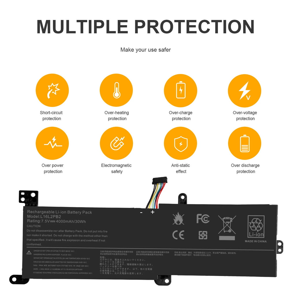 L16L2PB2 L16L2PB1 L16C2PB2 L17M2PB7 Battery For Lenovo IdeaPad 320-14 320-15