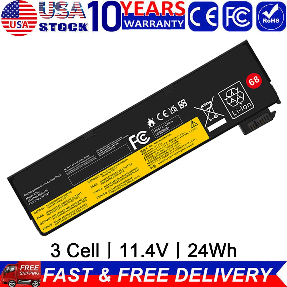 68 45N1775 Battery For Lenovo Thinkpad T440 T450 T460 T460P T470P T550 T560 L450