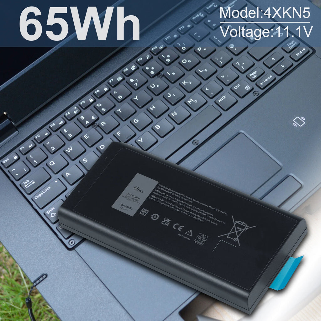 XRJDF 4XKN5 CJ2K1 XN4KN Battery For Dell Latitude 5404 5414 7414 7404 E5404 65Wh