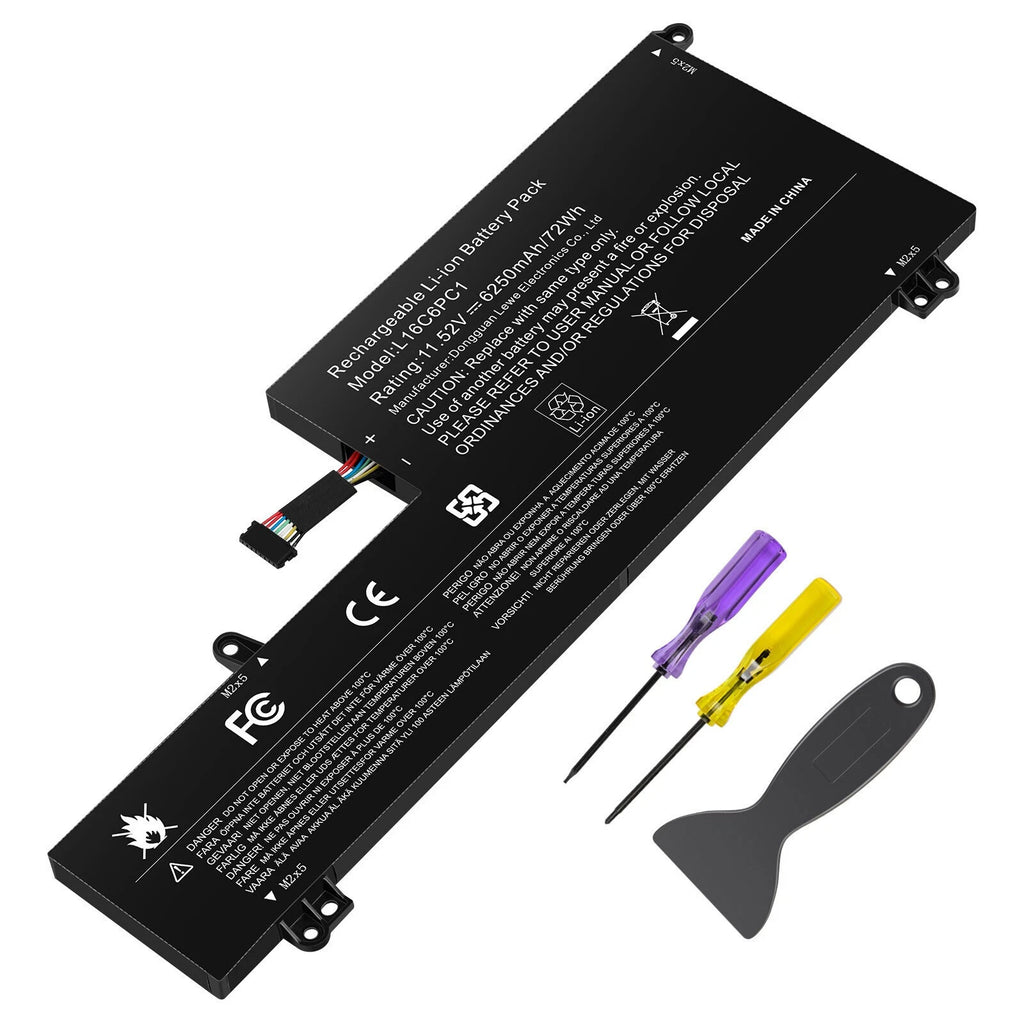Battery L16C6PC1 L16M6PC1 L16L6PC1 For Lenovo Yoga 720-15IKB Series 5B10M53744