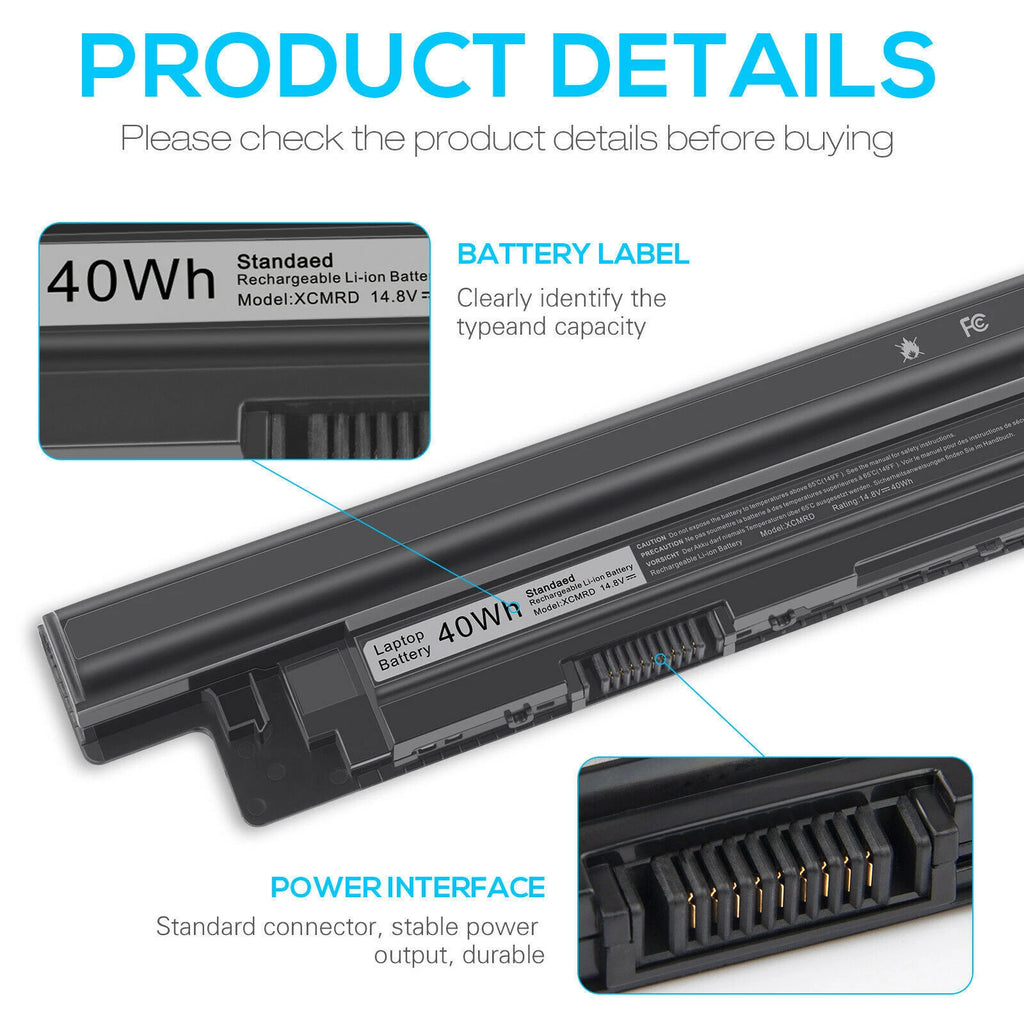 XCMRD Battery for Dell Inspiron 15 3000 Series 3421 3531 3537 3541 3542 3543 US