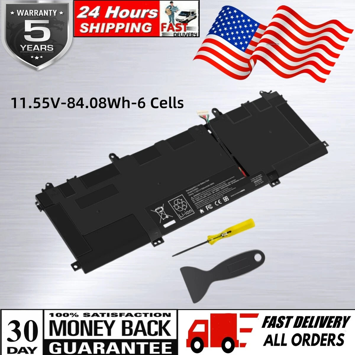 ?SU06XL Battery For HP Spectre X360 15 HSTNN-DB8W L29048-271 L29184-005 84.08Wh