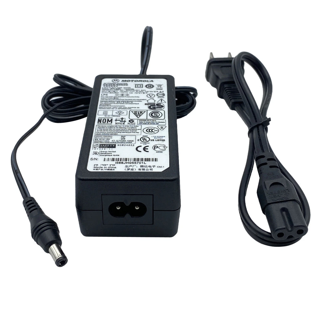 New Genuine Motorola AA26220L AC Power Supply Adapter 524475-041 - 12V 2A 24W
