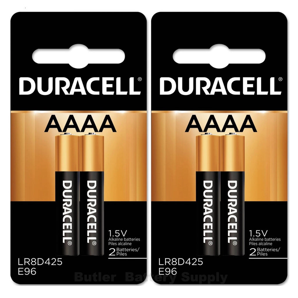 4 Duracell AAAA Alkaline Batteries ( MX2500, E96, MN2500, LR8D425, 25A )
