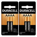 4 Duracell AAAA Alkaline Batteries ( MX2500, E96, MN2500, LR8D425, 25A )