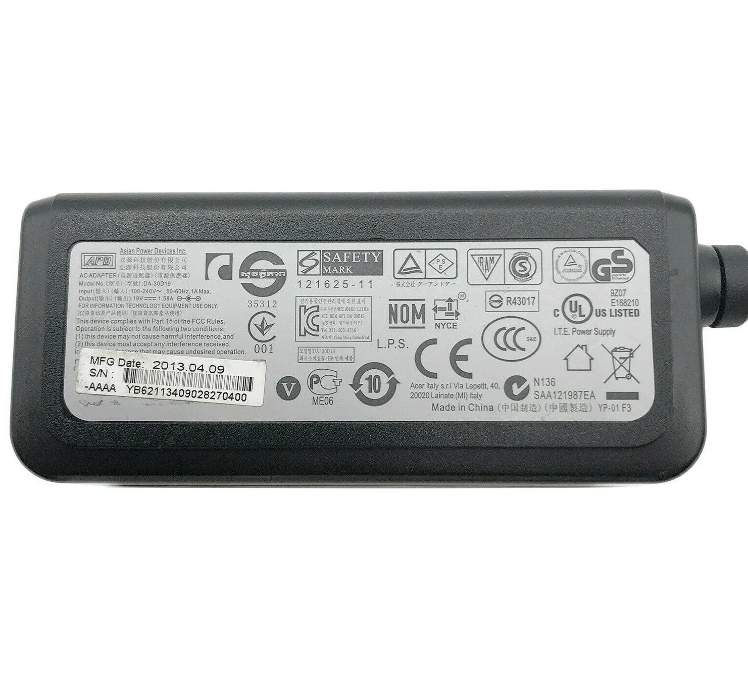 NEW Genuine 30W AC Adapter For Dell Inspiron Mini 9 10 12 Laptop Charger OEM