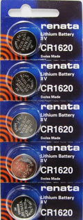 CR1620 RENATA WATCH BATTERIES (5 Piece) ECR1620 KCR1620 New Authorized Seller