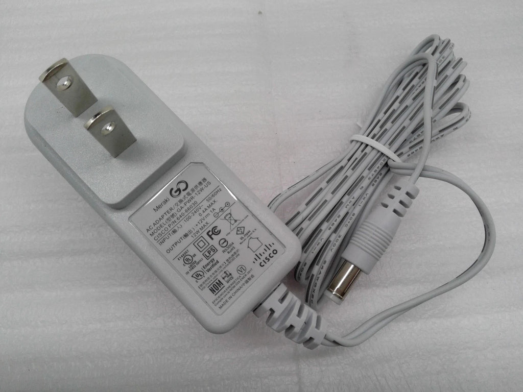 New Cisco/Meraki Go GA-PWR-12W-US 12V 1A POWER AC ADAPTER 5.5x2.5mm