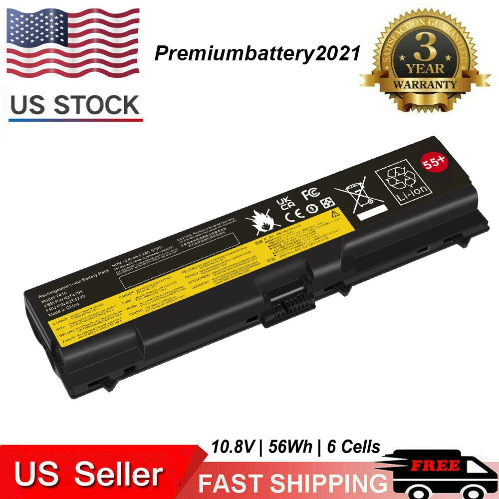 6/9 Cell Battery for Lenovo ThinkPad T410 T420 T510 T520 SL410 SL510 E420 E520