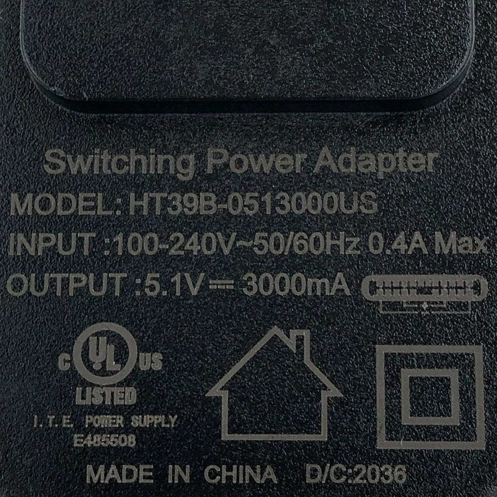 NEW Genuine I.T.E AC Power Adapter HT39B-0513000US USB-C 5.1V 3A