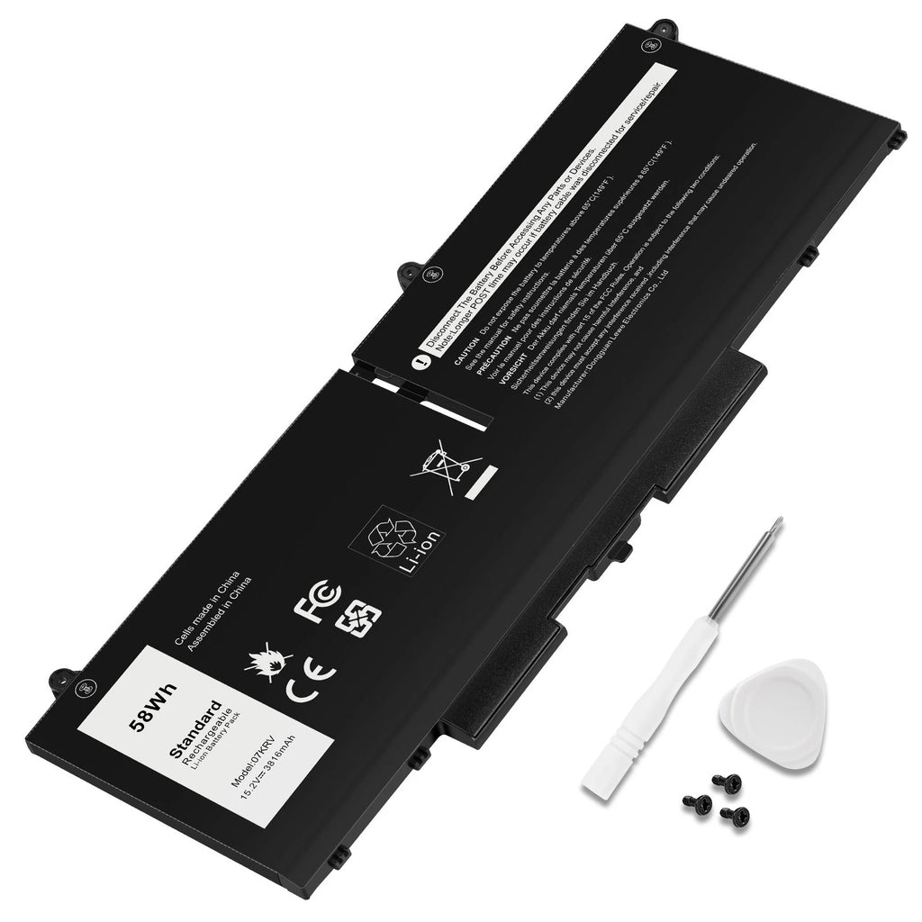 07KRV Battery For Dell Latitude 5330 7330 7430 7530 Precision 3570 FK0VR 58Wh