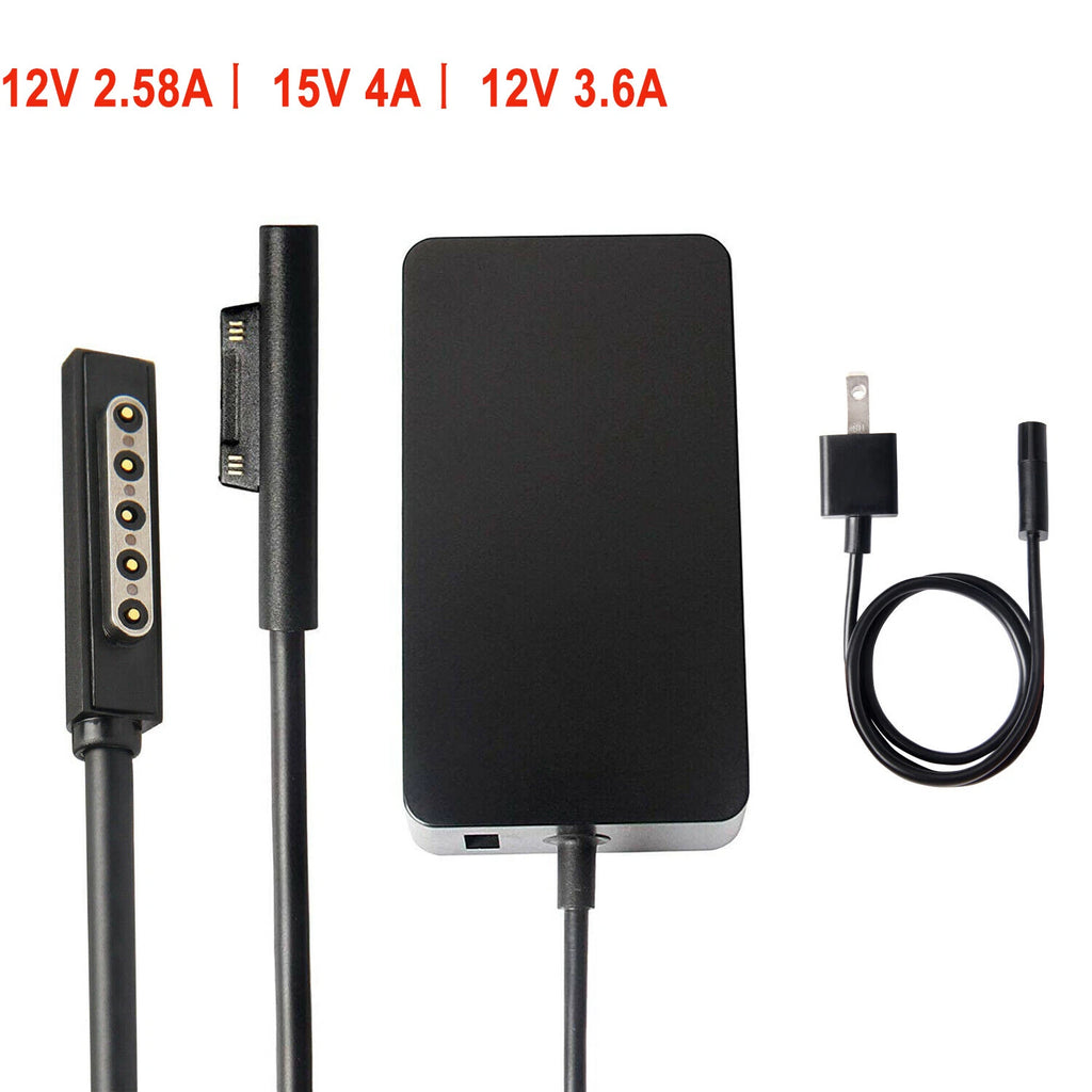 For Microsoft Surface 2 3, Pro 1 2 3 4 5 6, Surface RT Laptop Charger AC Adapter