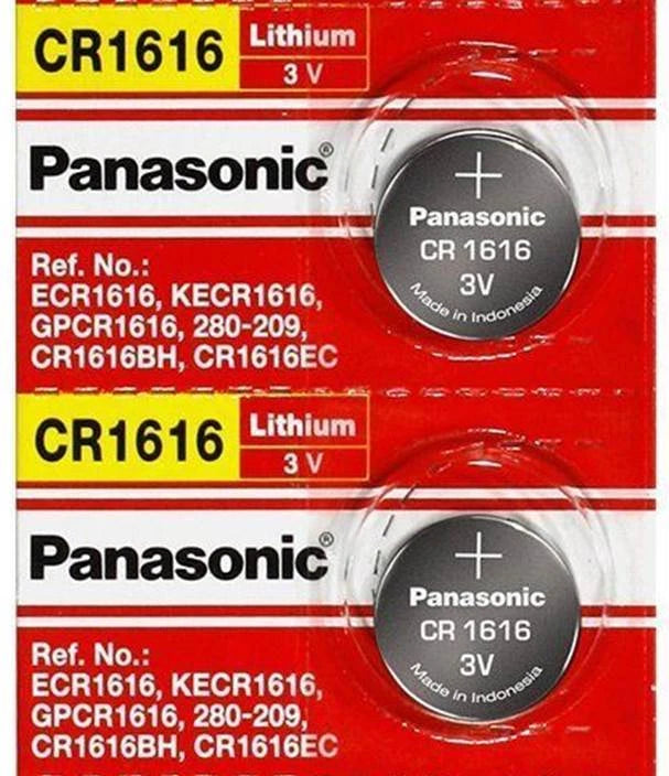 CR 1616 PANASONIC LITHIUM BATTERIES (2 piece) 3V Watch New Authorized Seller