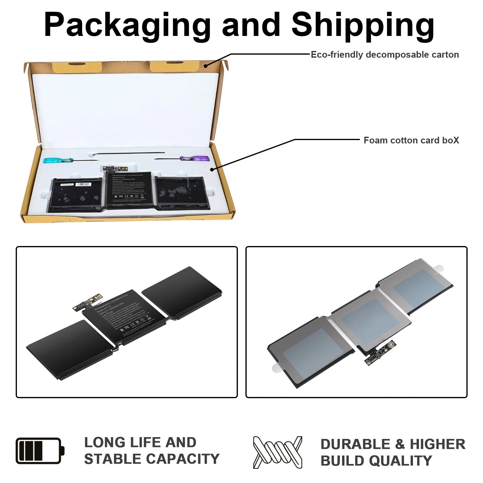 A1713 Battery For Apple MacBook Pro 13 Late 2016 Mid 2017 A1708 MacBook Pro 14.1