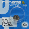 1 Renata SR521SW Watch Battery