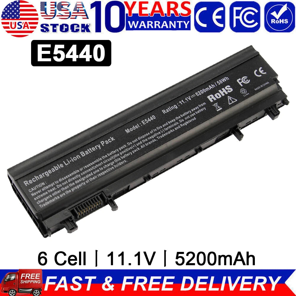 For Dell VV0NF Latitude Replace Battery for E5540 E5440 -VV0NF 0K8HC 1N9C0 CXF66