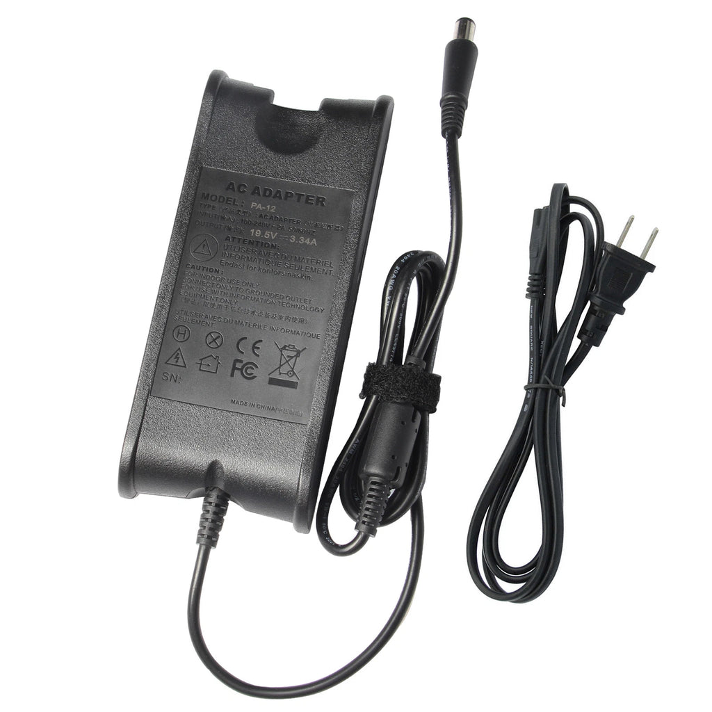 65W AC Power Adapter for Dell Inspiron Series, PA-12 HA65NE0-00 PA-12AC PA-1650
