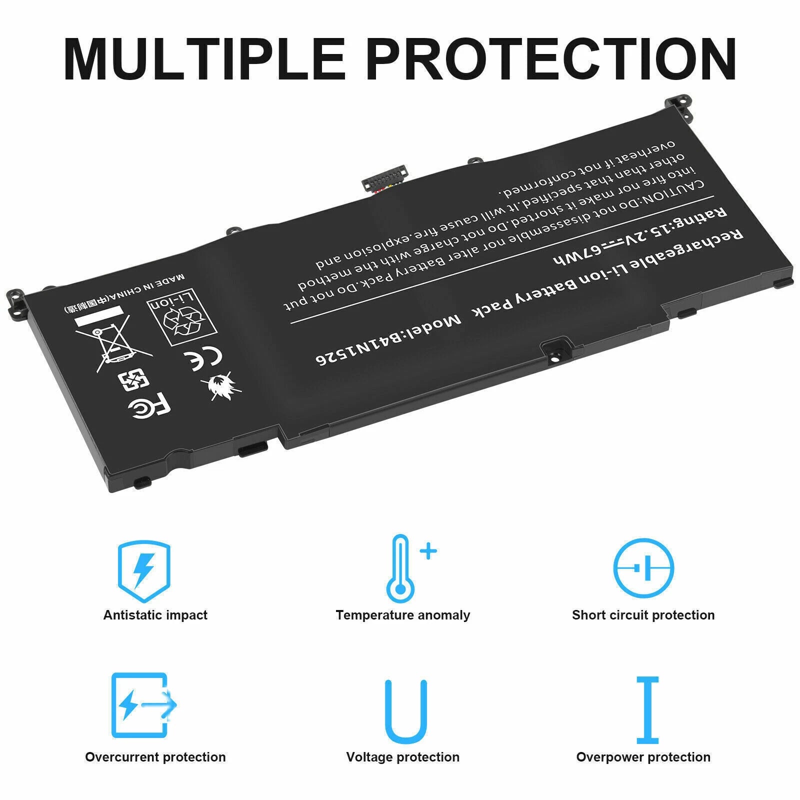 B41N1526 Battery for Asus ROG S5 Strix GL502 GL502V GL502VT S5VT6700 67Wh