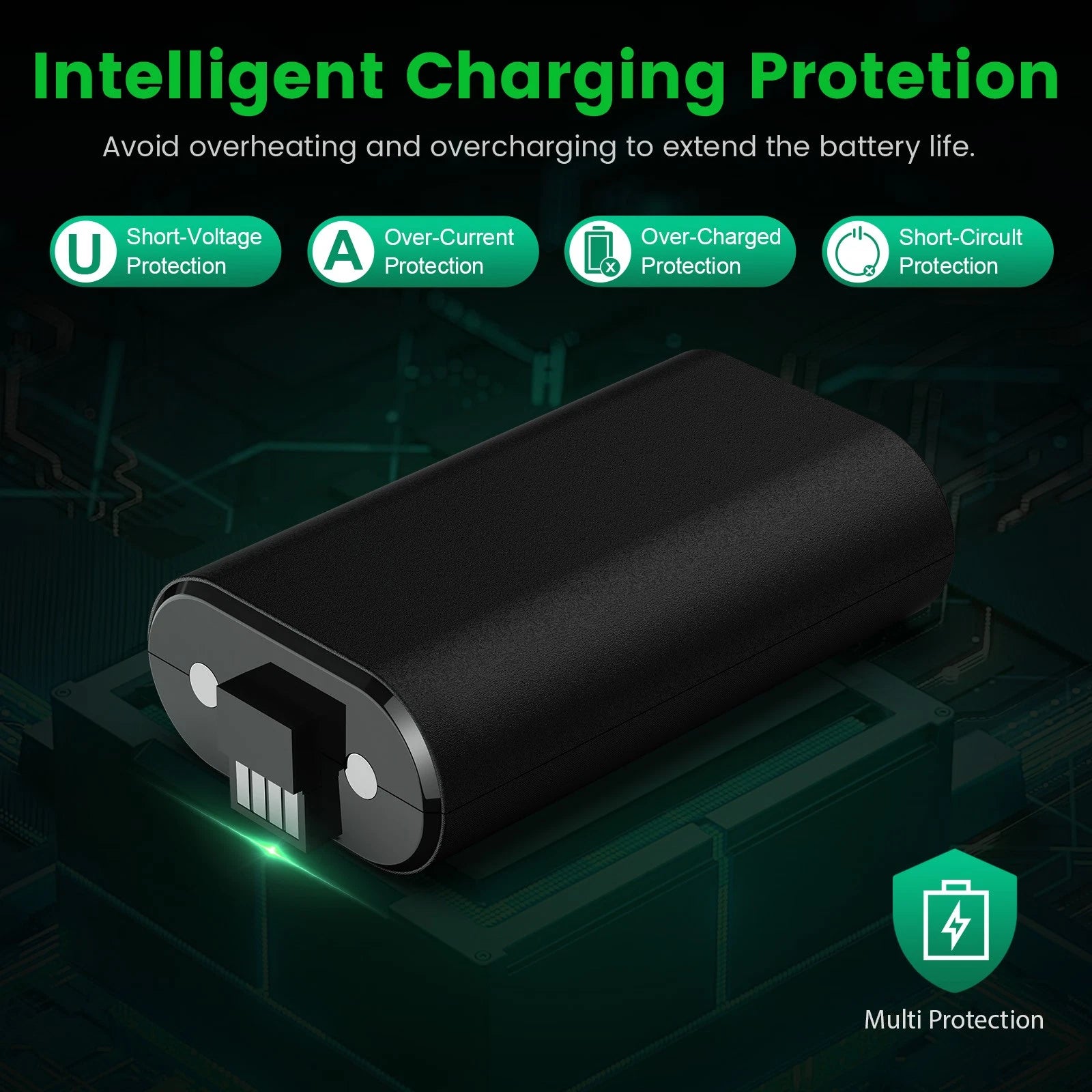 For Xbox One X/ One S, Xbox Series X/S Rechargeable Battery Pack & Charge Cable