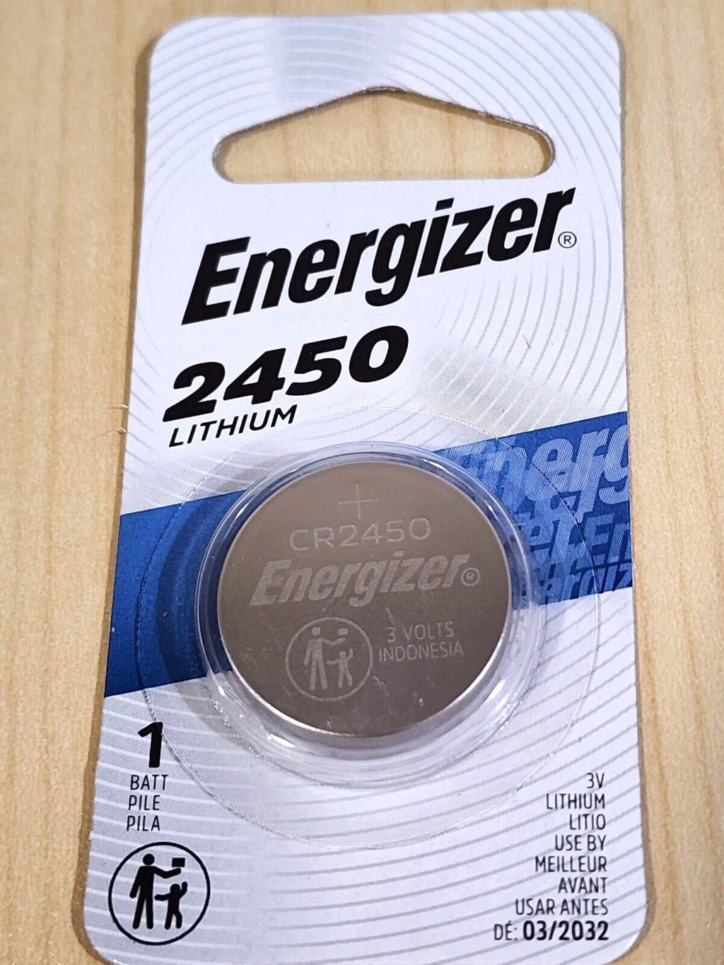10 Pack ENERGIZER CR2450 ECR2450 3V Coin Cell Lithium Battery EXP. 2032