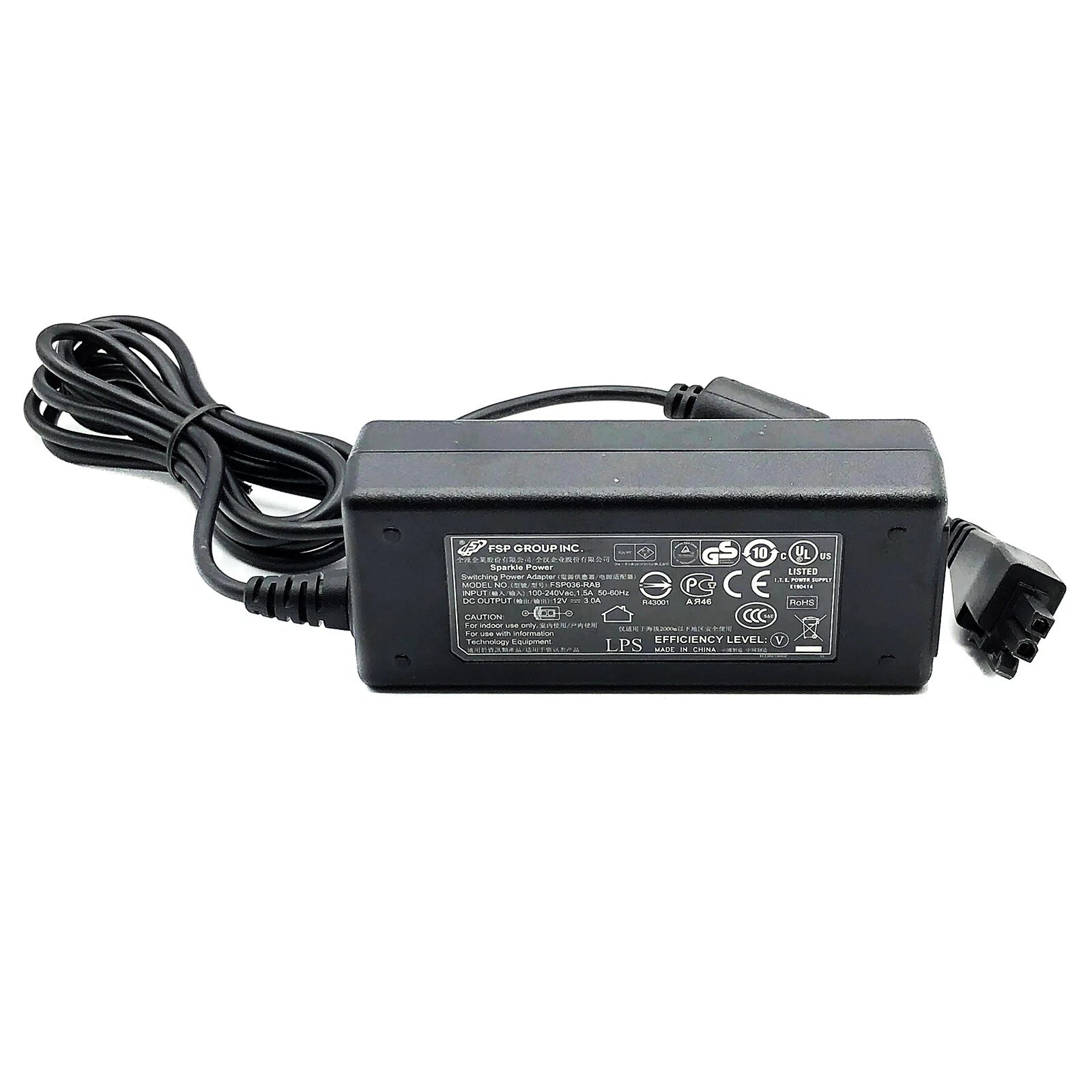 NEW Genuine FSP Power Adapter 12V for Fortinet FWF-90D FWF-60E Router 2-Pin
