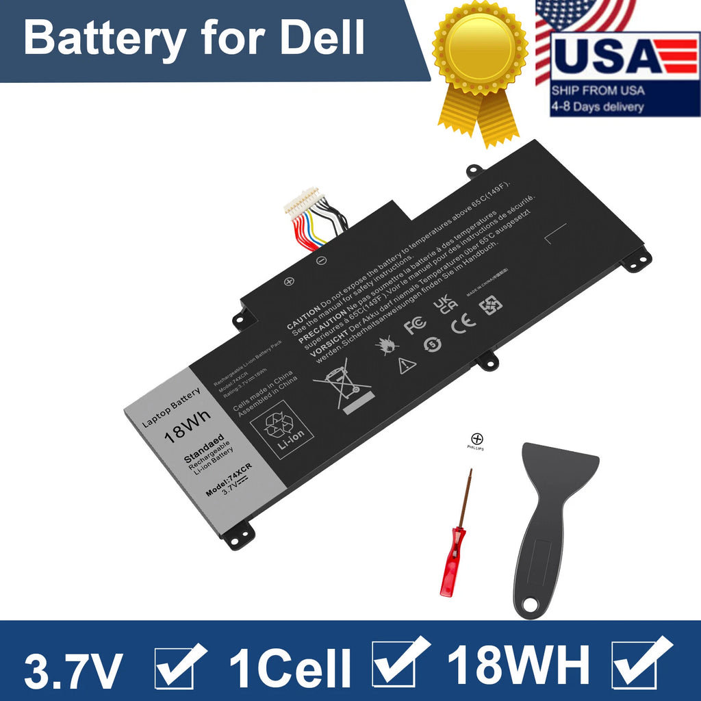 Replacement 74XCR Battery For Dell Venue 8 Pro 5830 T01D Tablet 074XCR VXGP6 NEW