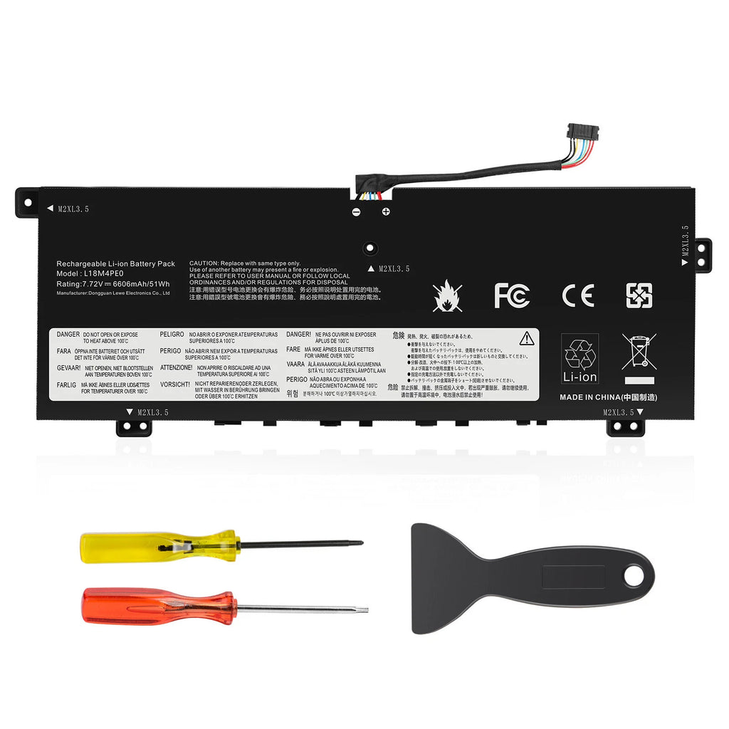 L18M4PE0 L18L4PE0 Battery For Lenovo Yoga C740-14IML 5B10W67296 5B10U40209 51Wh