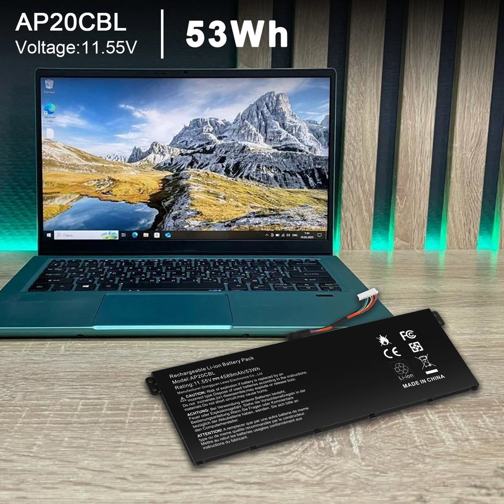 ?Laptop Battery AP20CBL For Acer Swift 3 SF314-43/511 Aspire 5 A515 31CP5/82/70