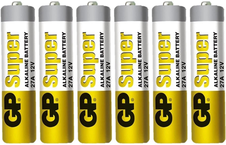 BUY 5 GET 1 FREE (Total of 6) GP 27A GP27A 12V Alkaline Remote Battery Bulk