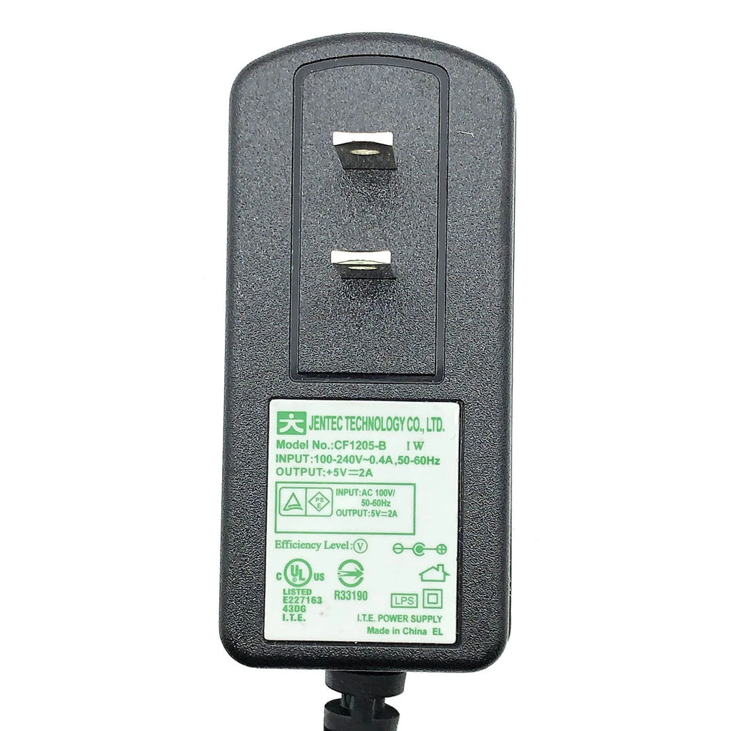 NEW Genuine Jentec Technology WB-10E05FU 5.5x2.1mm AC Adapter 5V 2A Wall Plug