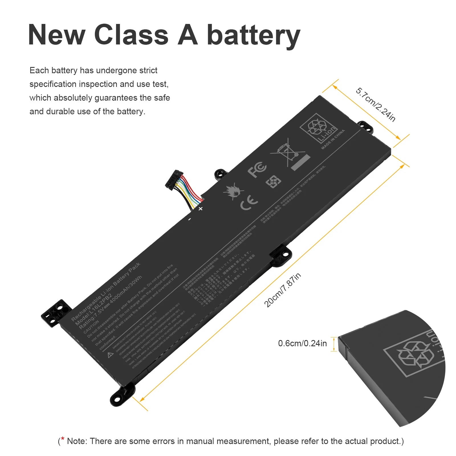 L16L2PB3 L16L2PB1 L16C2PB2 L17L2PF1 Battery for Lenovo IdeaPad 320-15ABR 30wh