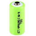 Exell 2/3AA NiMH 700mAh 1.2V Button top Rechargeable Battery