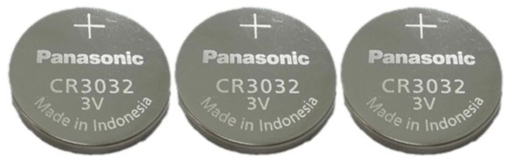 3 NEW BATTERIES PANASONIC CR3032 3v Lithium Battery FRESH