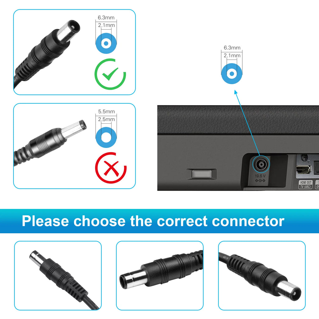 24V AC Adapter Charger for Samsung Crystal Surround SoundShare SoundBar HW-J450